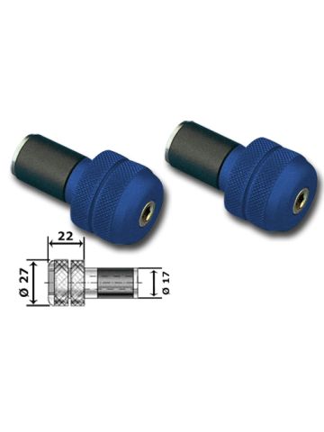 ANTIVIBRANTE IN ALLUMINIO ANODIZZATO CON ZIGRINATURA DIAM.17