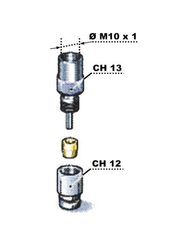 RACCORDO FEMMINA IN ACCIAIO